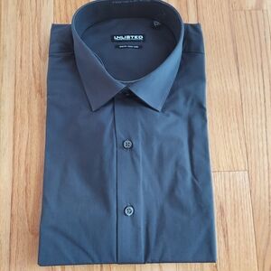 Kenneth Cole Men's Dark Gray Dress Shirt